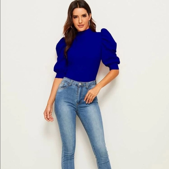 🎉HOST PICK🎉🌺🌺Exaggerated Puff Sleeve Blouse🌺🌺 - Picture 3 of 11